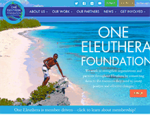 Tablet Screenshot of oneeleuthera.org